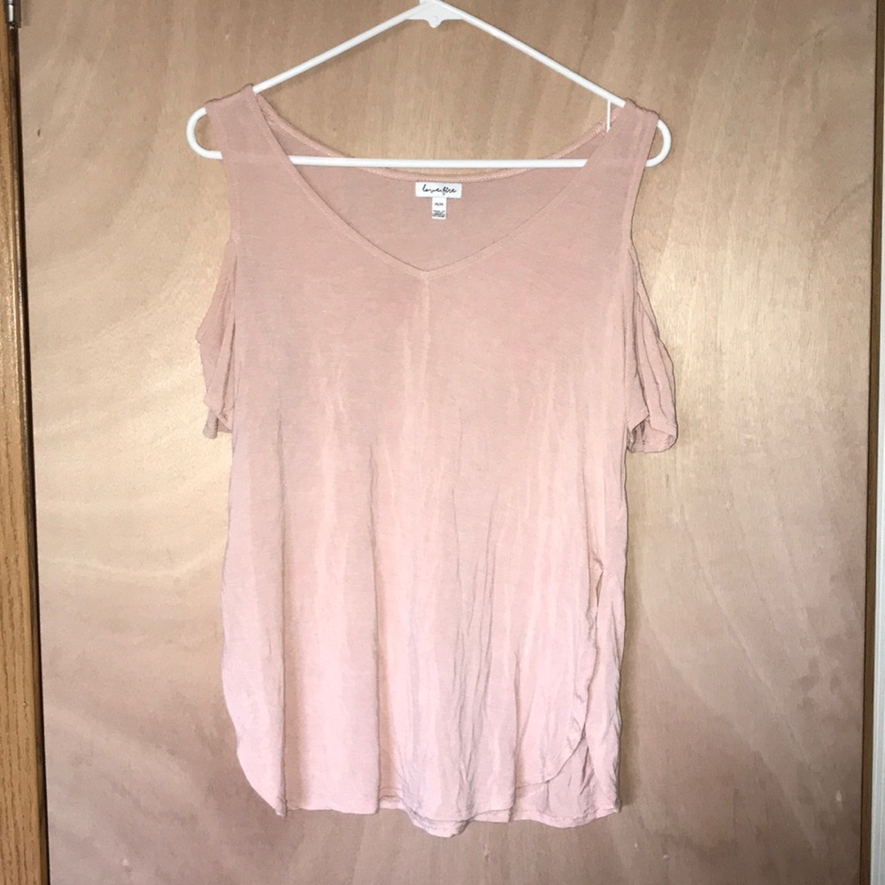 Cold shoulder blouse